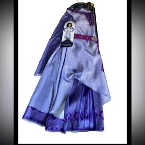 Disney Wish Movie Asha’s Adventure Role Play Costume Dress Size 4-6X